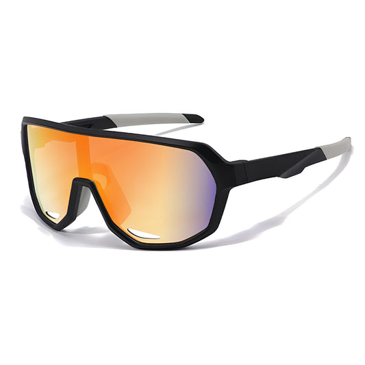 Otroška sončna očala Techsuit 22312, polarizirana, UV zaščita, oranžno črna