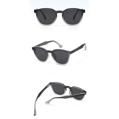 Techsuit 691 Kids Sunglasses, Polarized, UV Protection, Black Blue Green Gradient