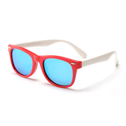 Techsuit D802 Kids Sunglasses, Polarized, UV Protection, Blue