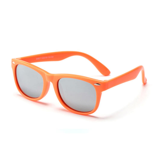 Otroška sončna očala Techsuit D802, polarizirana, UV zaščita, oranžna
