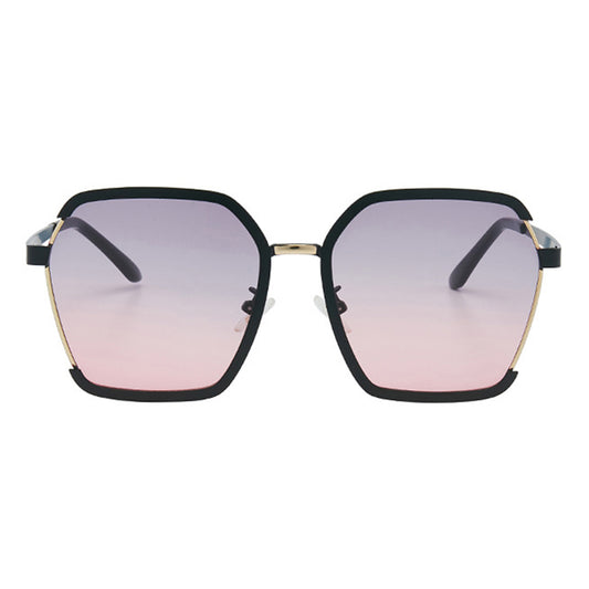 Techsuit 191 Women's Sunglasses, Polarized, UV Protection, Black Gray Pink