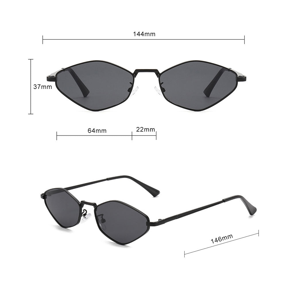 Ženske sončna očala Techsuit 6206, zlato črna