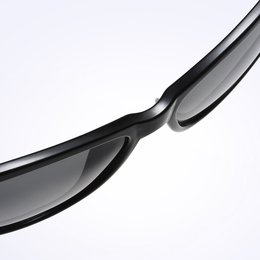Techsuit A572 Women's Sunglasses, Polarized, UV Protection, Black Gray Gradient