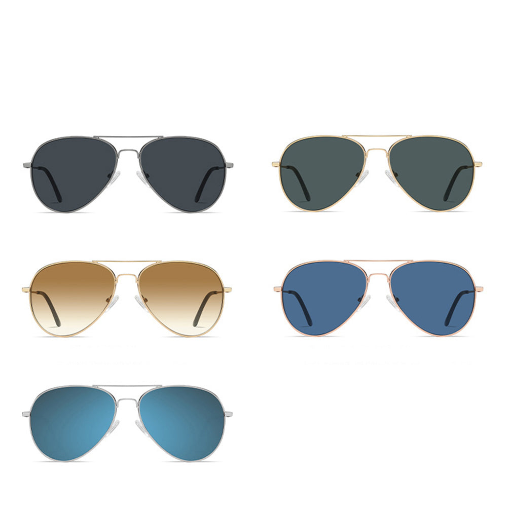 Unisex Techsuit 3025 Sunglasses, UV Protection, Gold Green