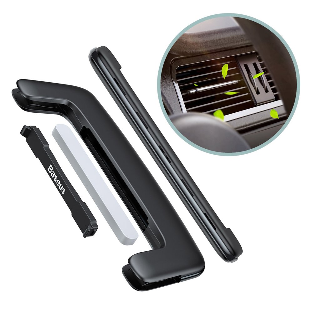 Avtomobilski osvežilec Baseus Paddle Ultrathin, Črn SUXUN-BP01