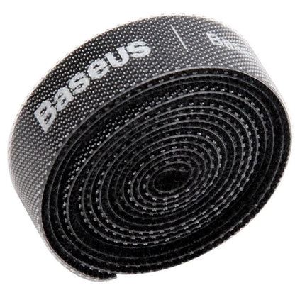 Organizator kablov Baseus Circle, Velcro, 1m, črn ACMGT-E01