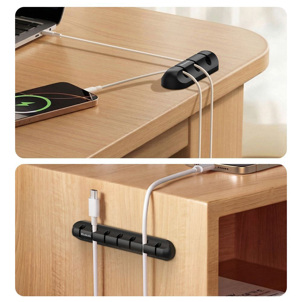 McDodo WF-5960 Cable Organizer, Set of 2, Black