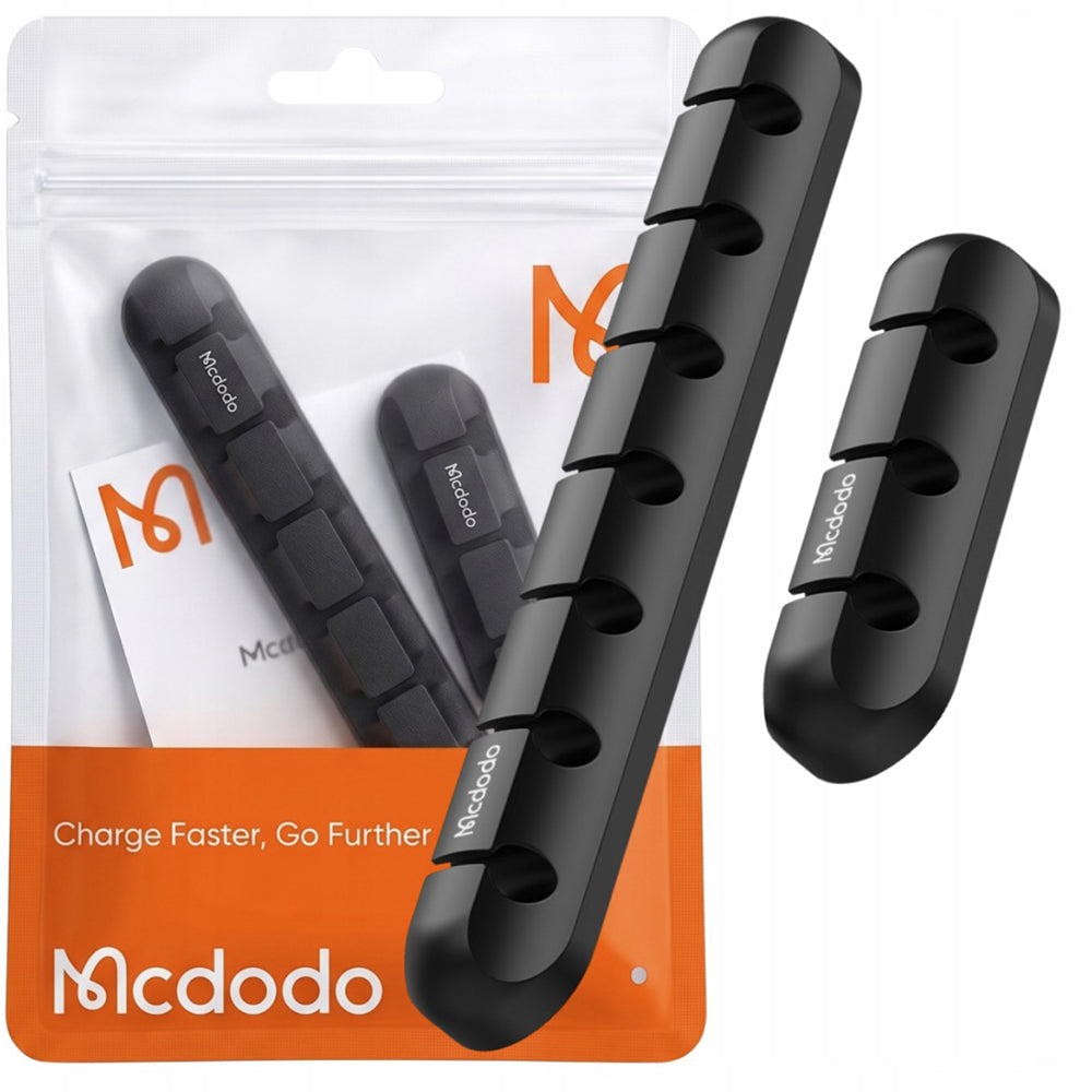 McDodo WF-5960 Cable Organizer, Set of 2, Black