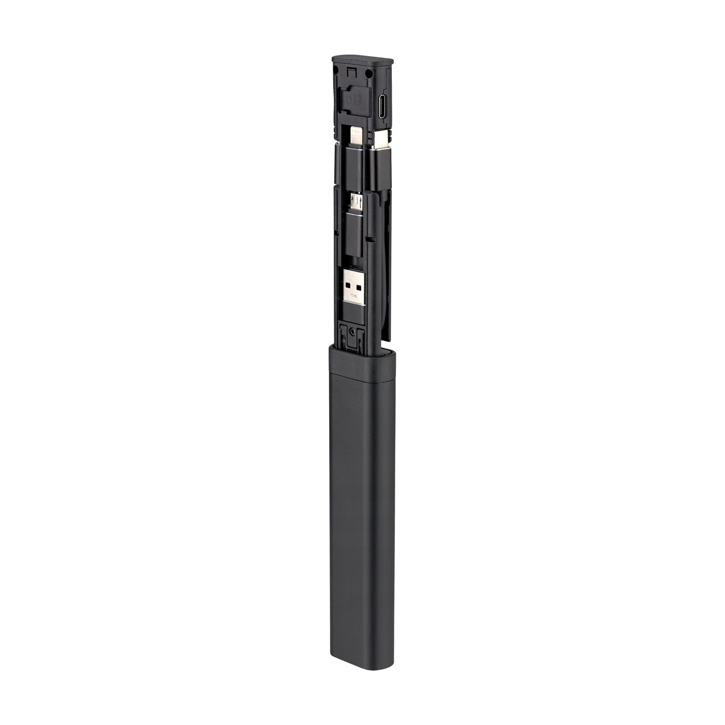 Organizator z dodatki / Bralnik kartic Qualo QZS-P-01, črn