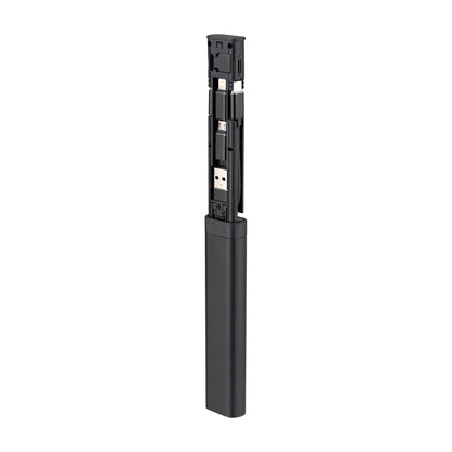 Organizator z dodatki / Bralnik kartic Qualo QZS-P-01, črn