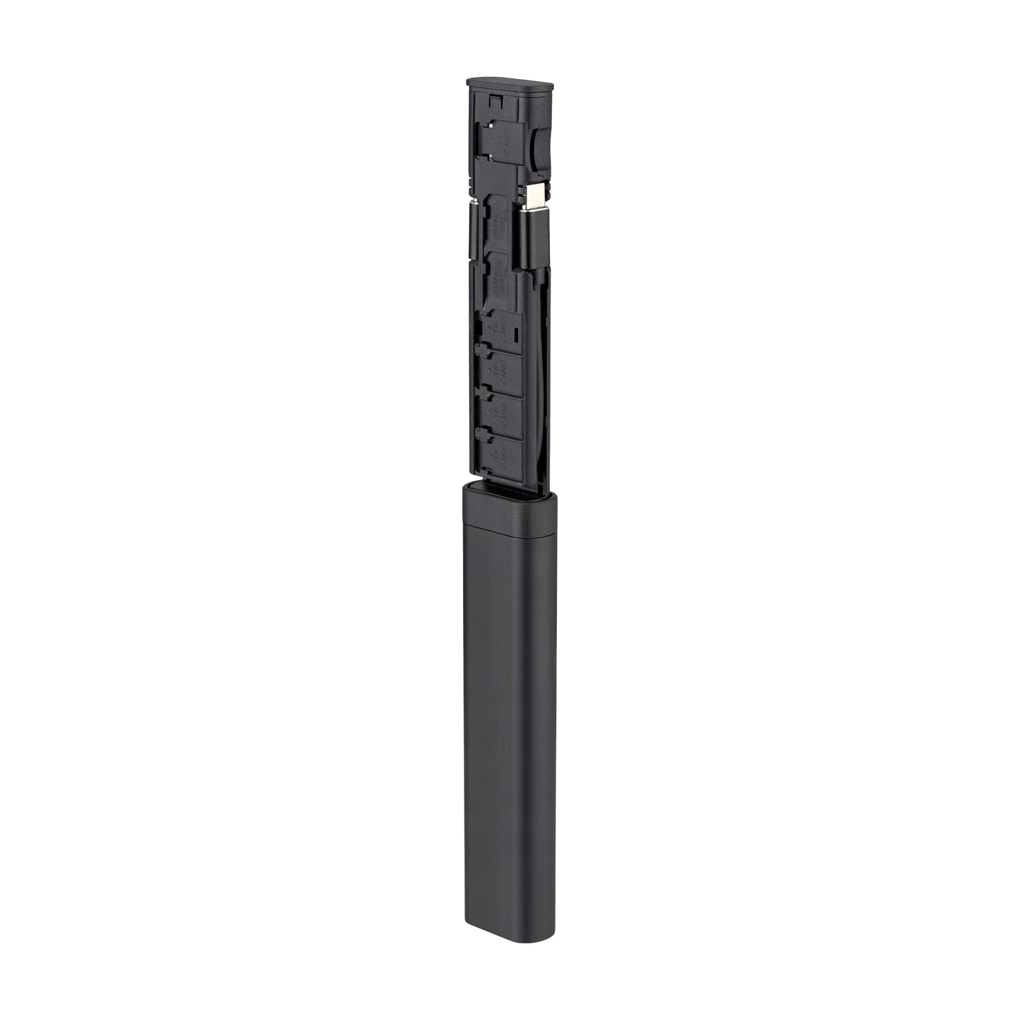Organizator z dodatki / Bralnik kartic Qualo QZS-P-01, črn