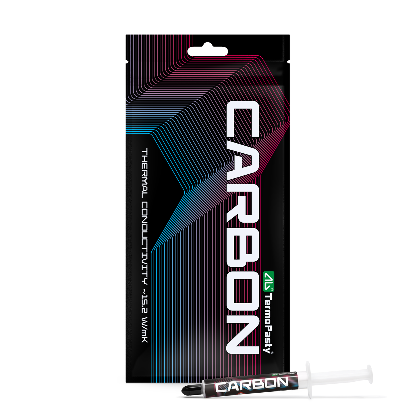 Toplotno prevodna pasta AG Termopasty Carbon, tip brizga, 3g ART.AGT-325