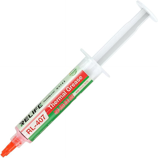 Toplotno prevodna pasta Relife RL-407, tip brizgalke, 20g, roza