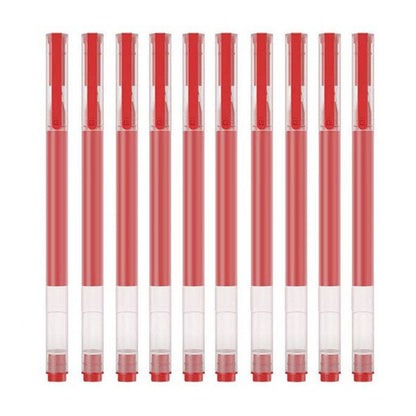 Kemični svinčnik Xiaomi, Rdeč gel, 0.5mm, Set 10 kosov BHR8863GL
