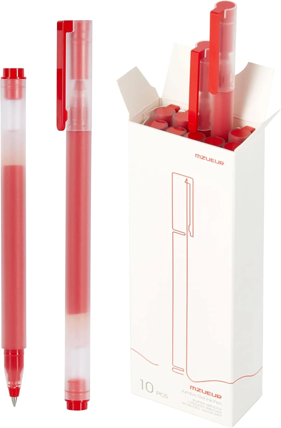Kemični svinčnik Xiaomi, Rdeč gel, 0.5mm, Set 10 kosov BHR8863GL