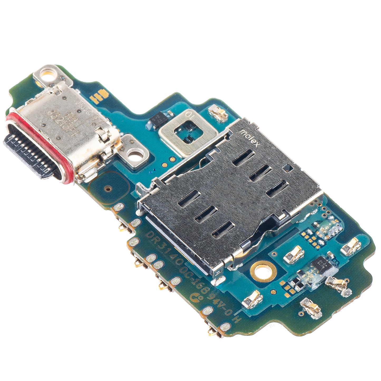 Plošča s priključkom za polnjenje - mikrofon - modul bralnika SIM Samsung Galaxy S23 Ultra S918
