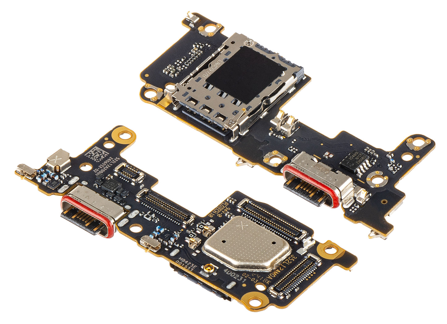 Plošča z priključkom za polnjenje - Mikrofon - Modul čitalca SIM Xiaomi 12T, Service Pack 560001L12A00