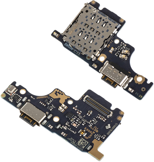 Plošča z priključkom za polnjenje - Mikrofon - Modul za branje SIM Xiaomi Poco M7 Pro 5G / Redmi Note 14 5G, Service Pack 56002100O1700