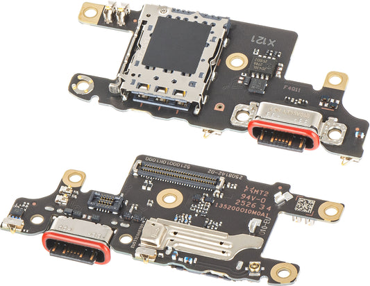 Plošča z priključkom za polnjenje - Mikrofon - Modul za branje SIM Xiaomi Redmi Turbo 4 / Poco X7 Pro, Service Pack 56000400O1000