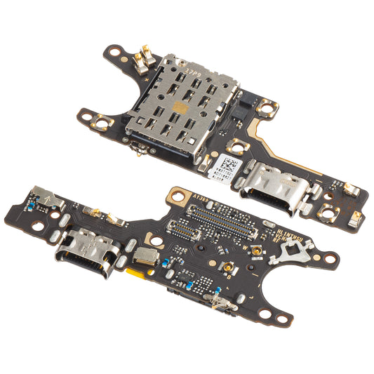 Plošča s priključkom za polnjenje - mikrofon - modul bralnika SIM Huawei nova 9, zamenjava