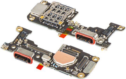 Plošča z priključkom za polnjenje - Mikrofon - Modul čitalca SIM Xiaomi 15T Pro, Service Pack 5600010O12U00