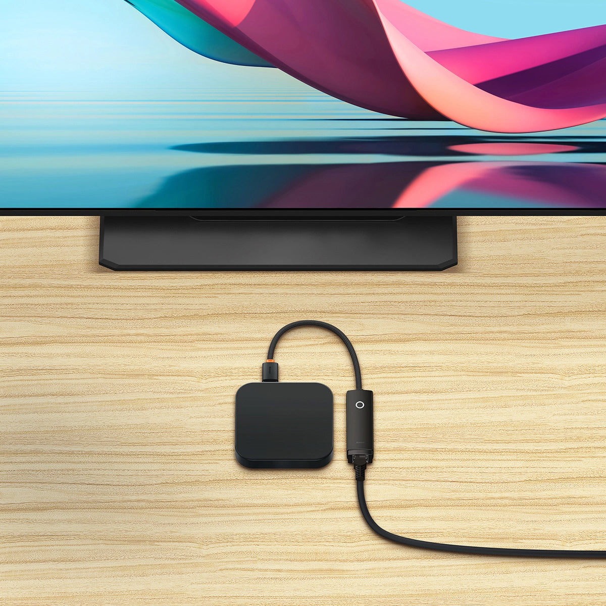 Mrežna kartica Baseus Lite, RJ45, USB, Črna WKQX000001