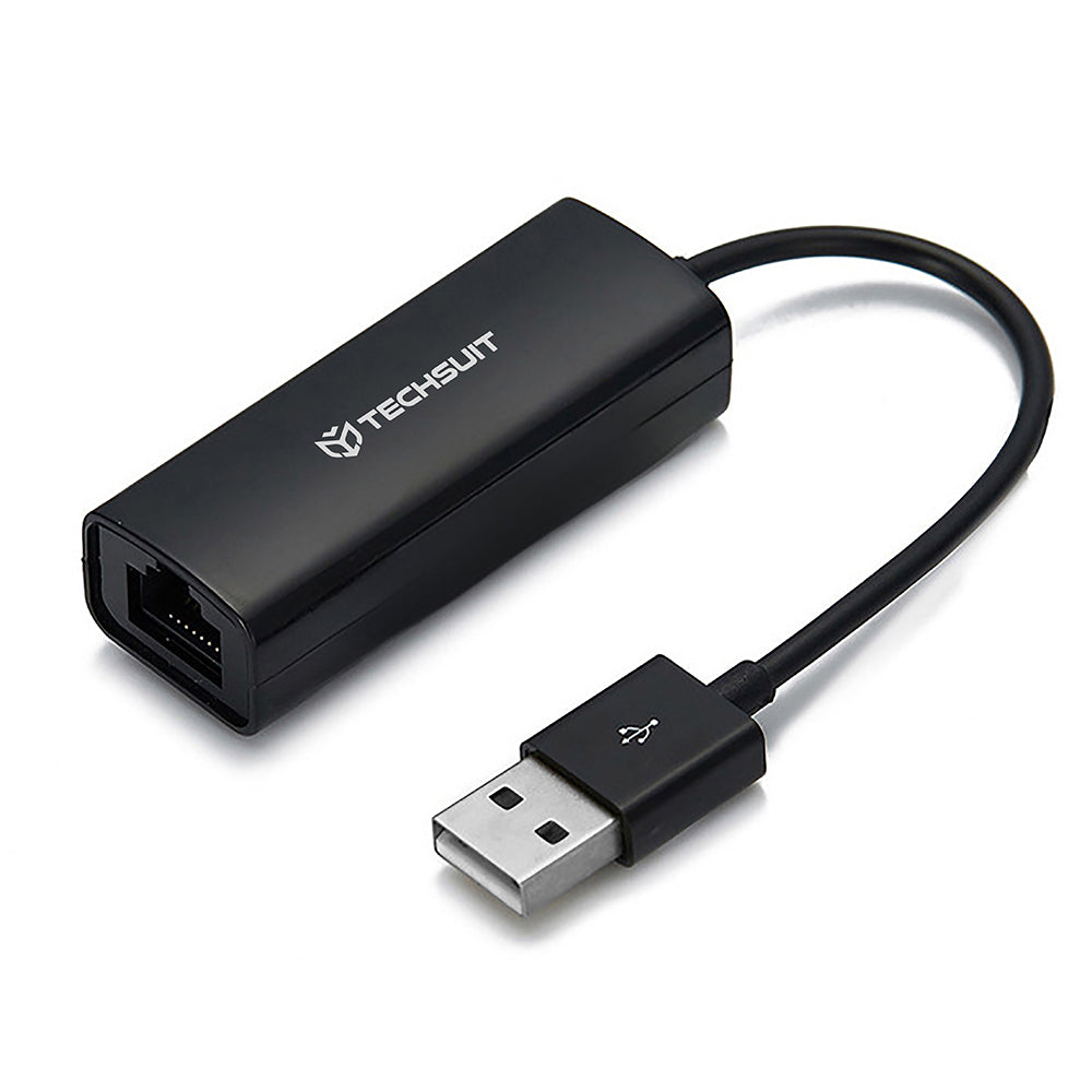 Mrežna kartica Techsuit AC19, RJ45, USB, Črna