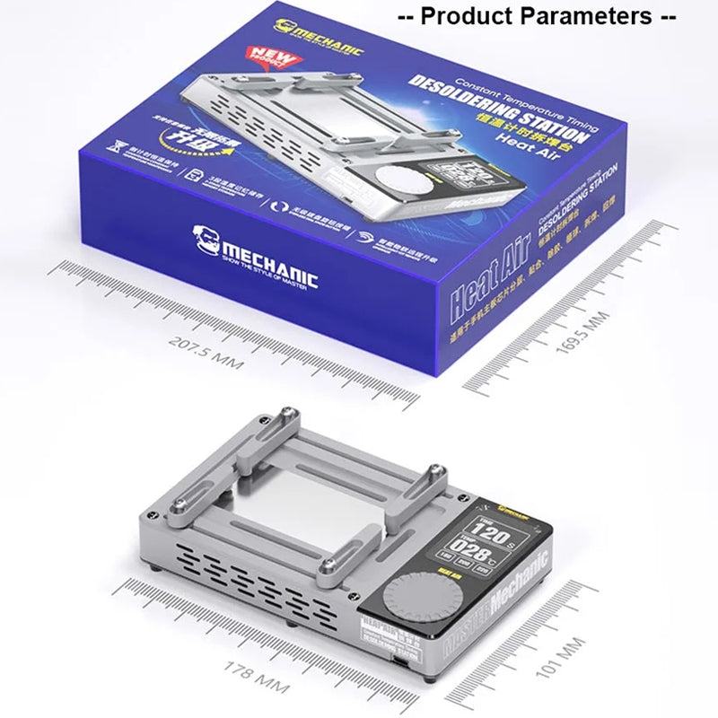 Mechanic PCB Hotplate for Apple iPhone X - 15 Series