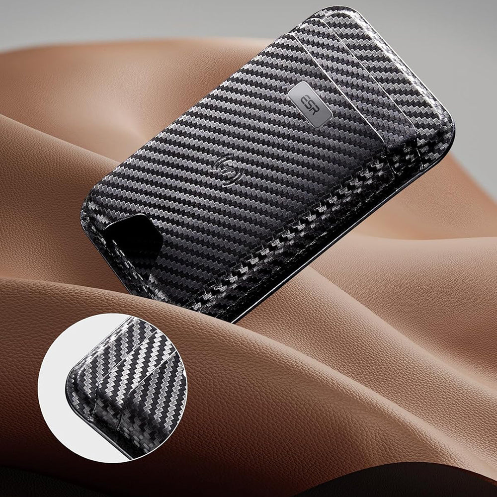 Denarnica Magsafe, ESR, Classic Geo Carbon, Črna