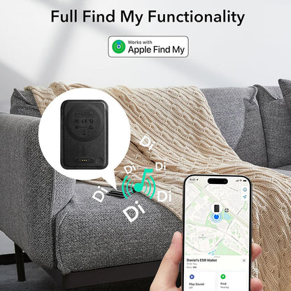 Denarnica MagSafe, ESR, Classic Geo, Črna