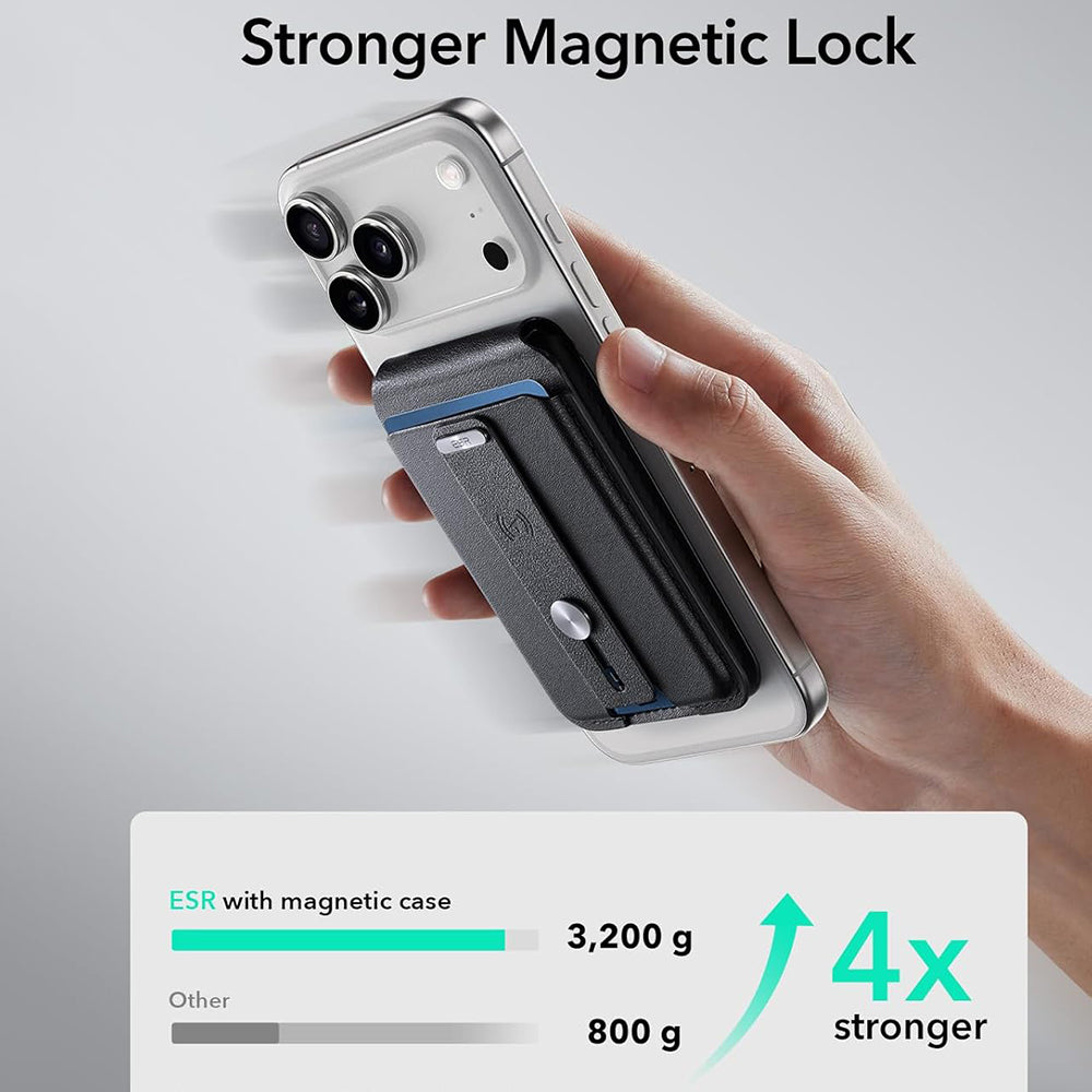 Denarnica MagSafe, ESR, Findy my Wallet, Črna