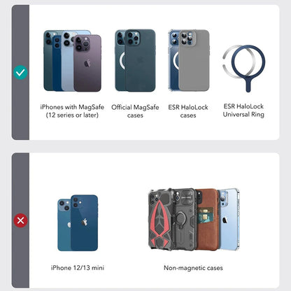 Denarnica MagSafe, ESR, Findy my Wallet, Rjava