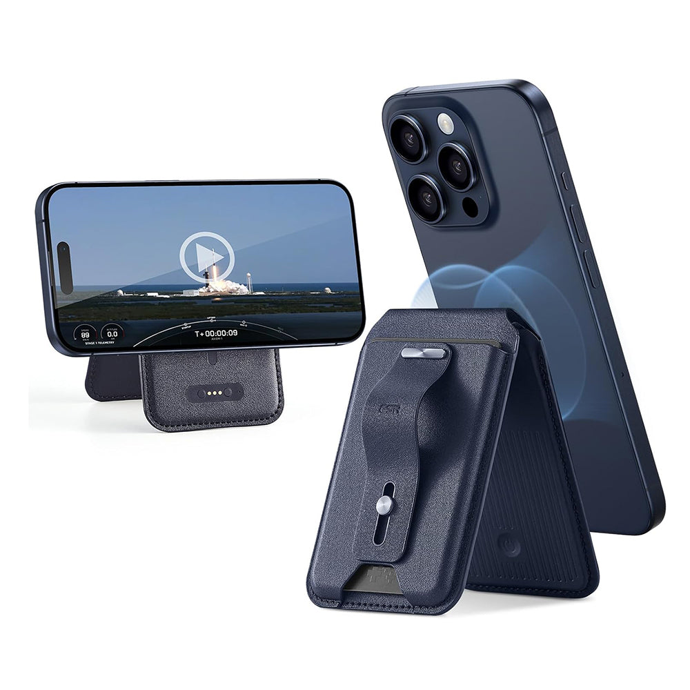 Denarnica Magsafe, ESR, Find my Wallet, Temno modra