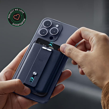 Denarnica Magsafe, ESR, Find my Wallet, Temno modra