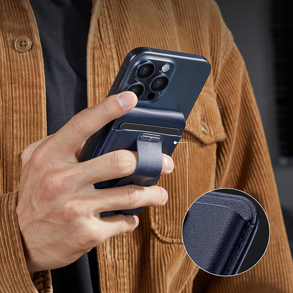 Denarnica Magsafe, ESR, Find my Wallet, Temno modra