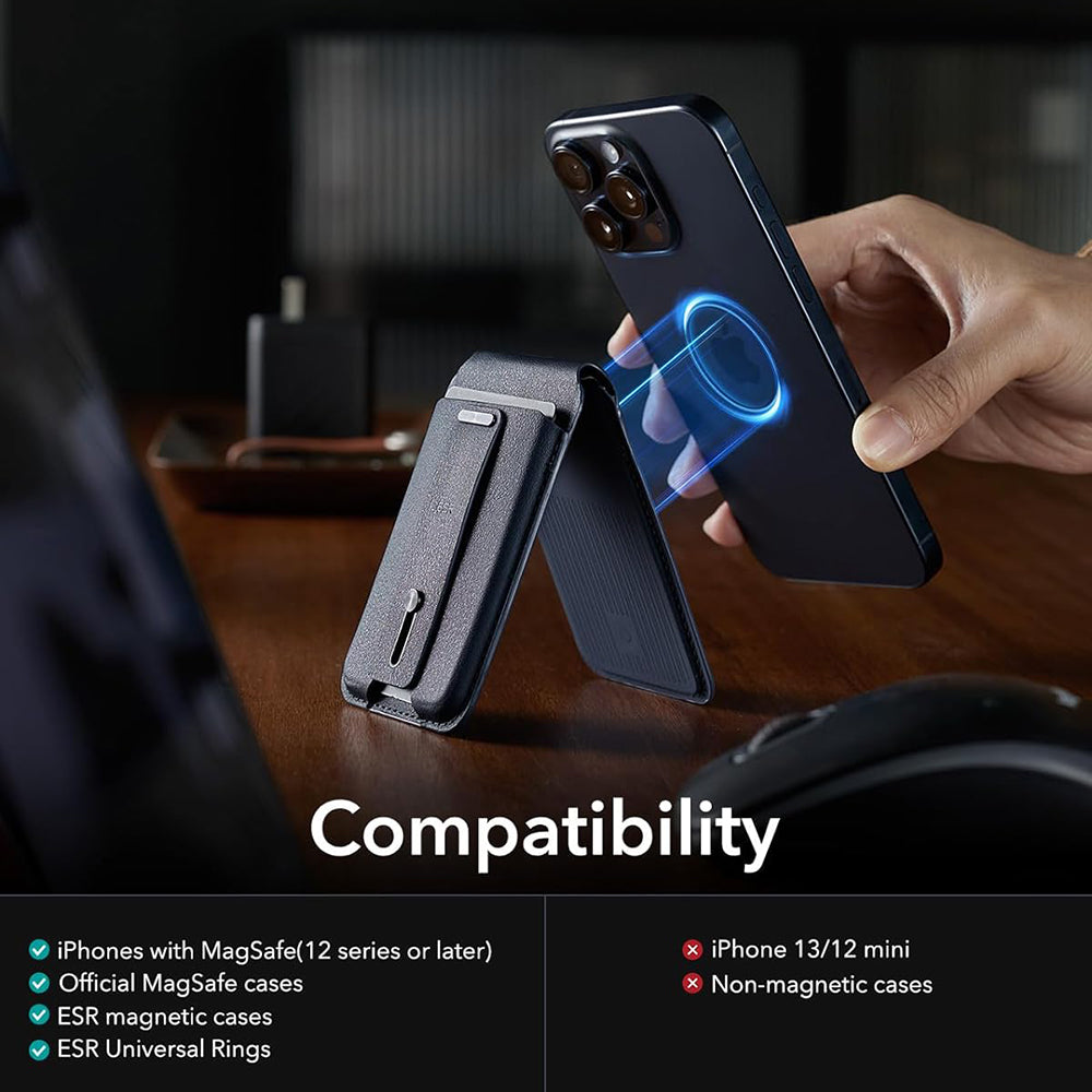 Denarnica Magsafe, ESR, Find my Wallet, Temno modra