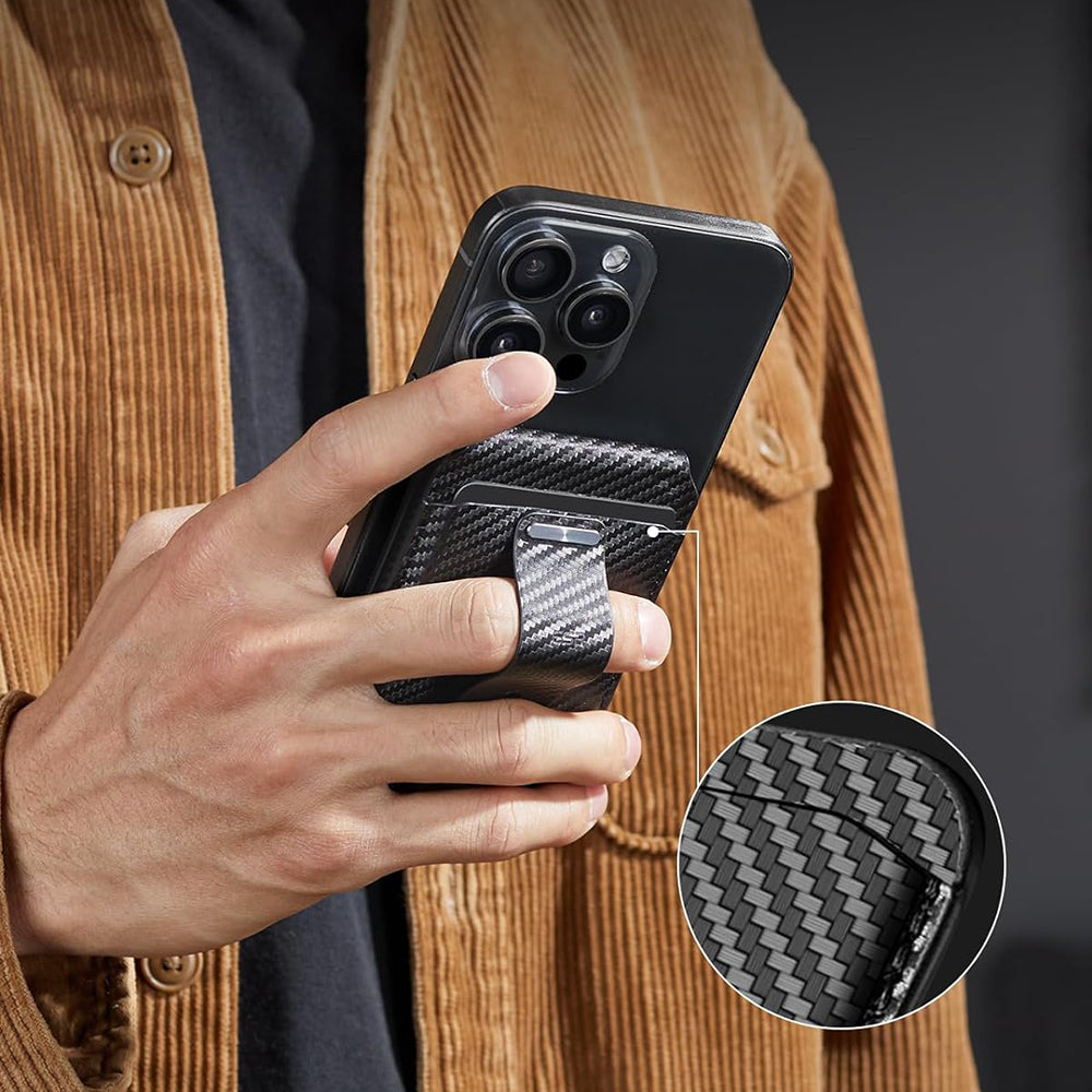 Denarnica Magsafe, ESR, Findy my Wallet Carbon, Črna