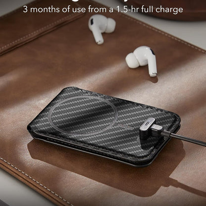 Denarnica Magsafe, ESR, Findy my Wallet Carbon, Črna