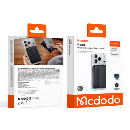 Denarnica MagSafe, McDodo, WH-3530 Napa, Črna