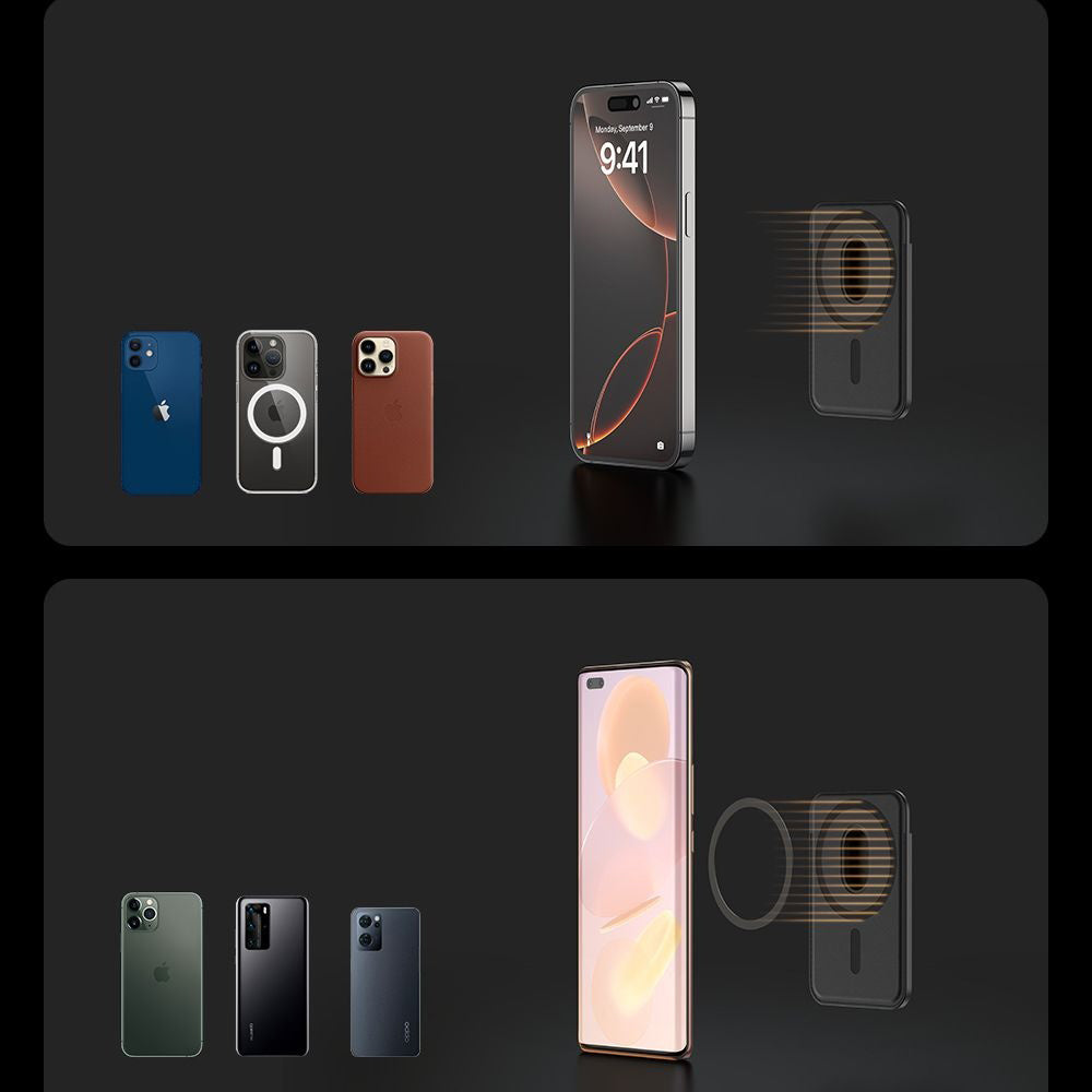 Denarnica MagSafe, McDodo, WH-7920 Napa, Črna