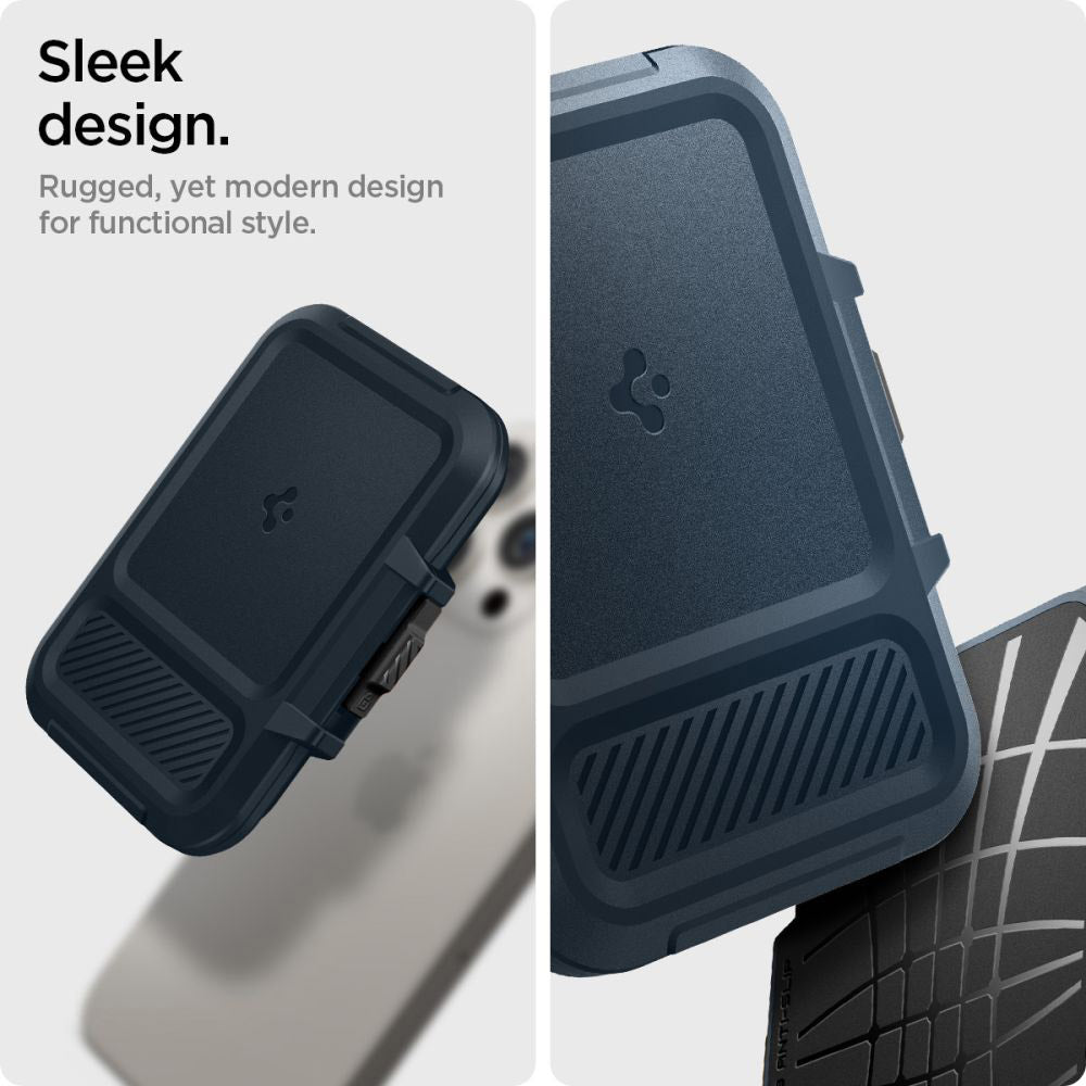 Denarnica Magsafe, Spigen, Lock Fit, Črna