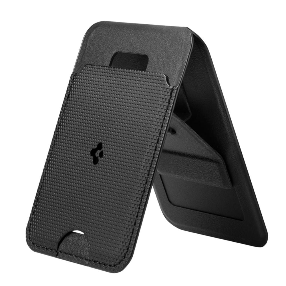 Denarnica MagSafe, Spigen, Slim Fold S314-1, Črna