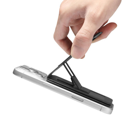 Denarnica MagSafe, Spigen, Slim Fold Tripod S314-3, Črna