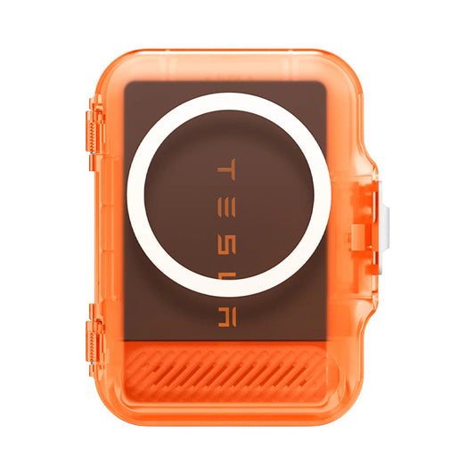 Denarnica MagSafe, Spigen, TinTap MagFit+, Satinirano oranžna AFA11381