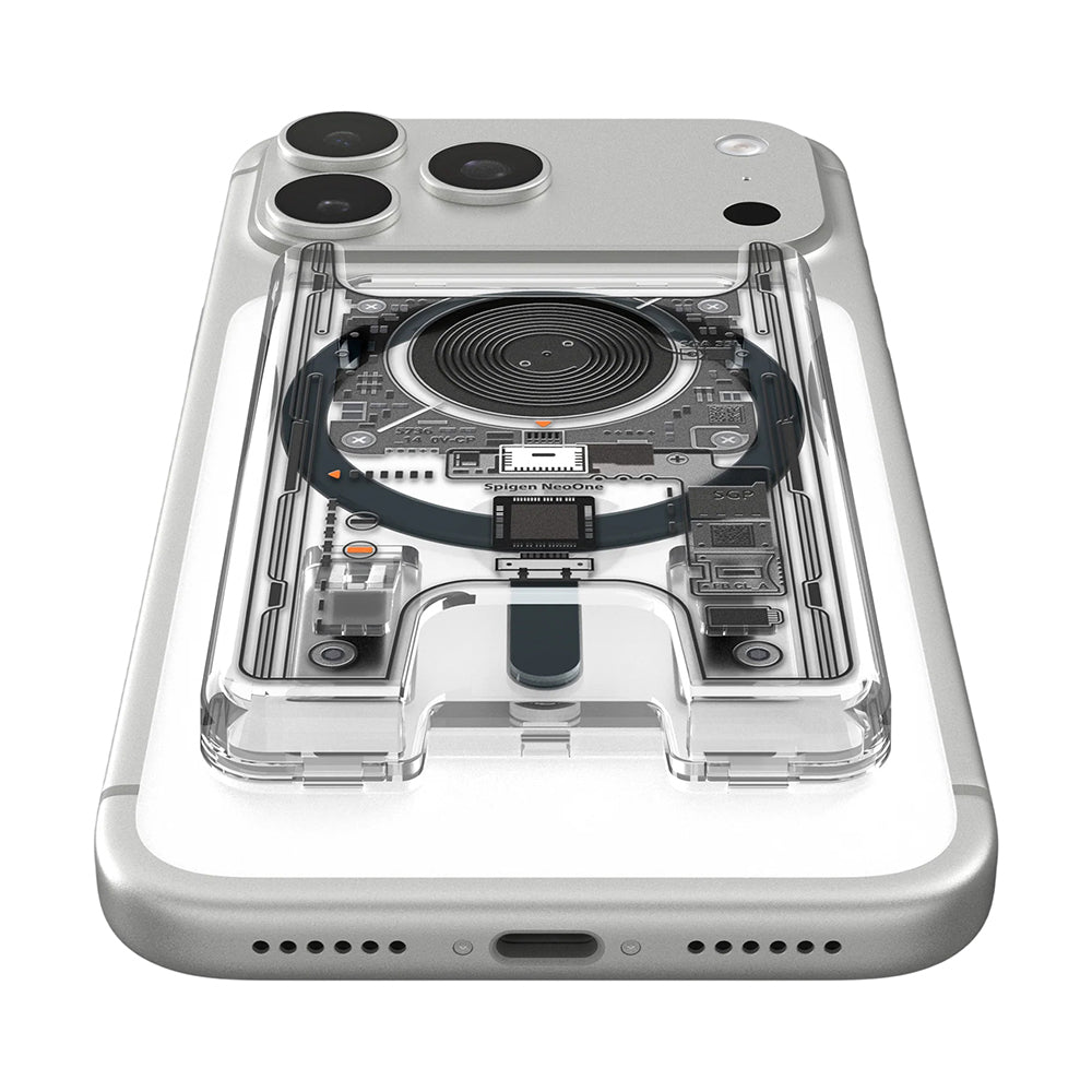 Denarnica MagSafe, Spigen, Ultra Hybrid Zero One, Prosojna AFA11403