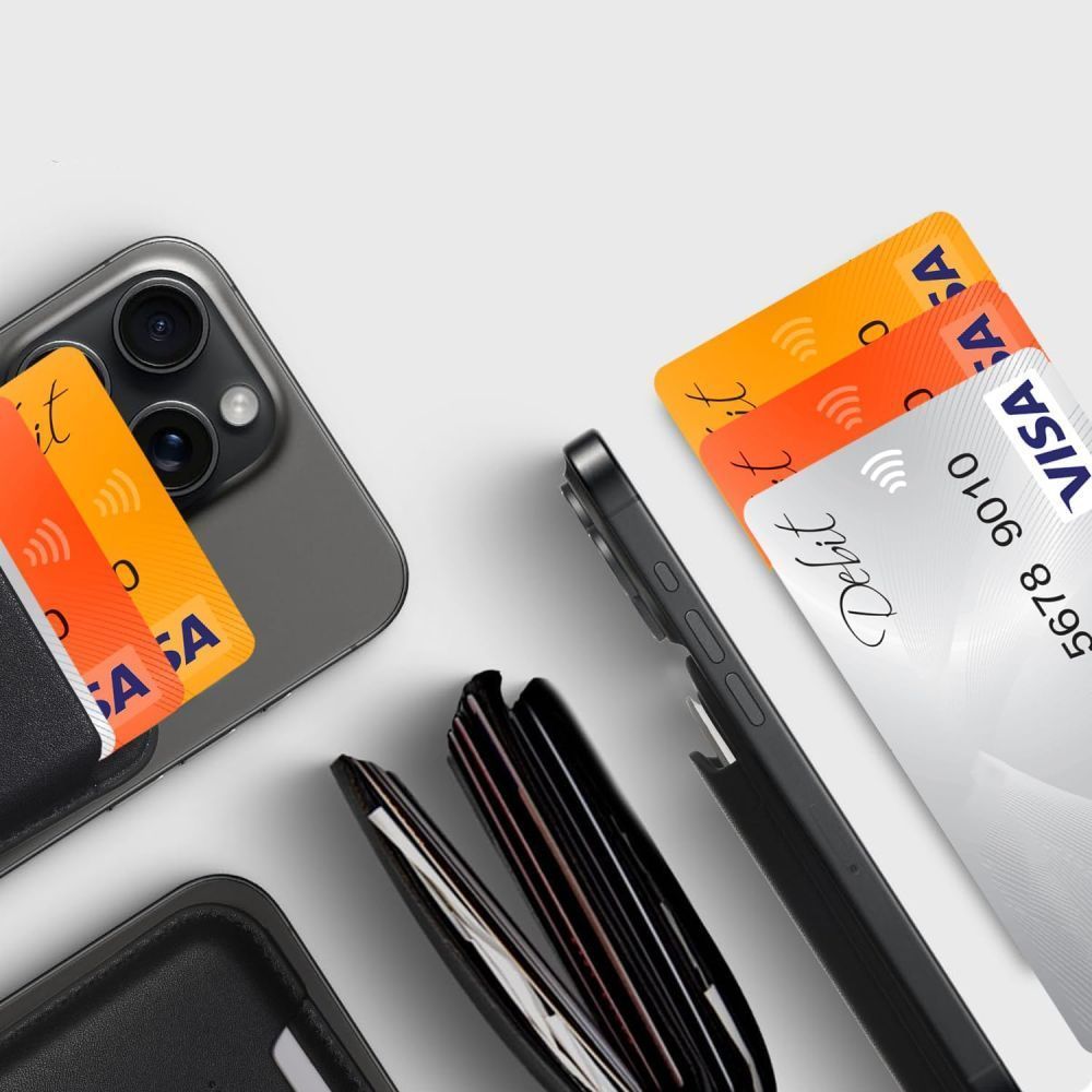 Denarnica MagSafe, Tech-Protect, Magwallet, Oranžna