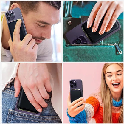 Denarnica MagSafe, Tech-Protect, Magwallet Carbon, Črna