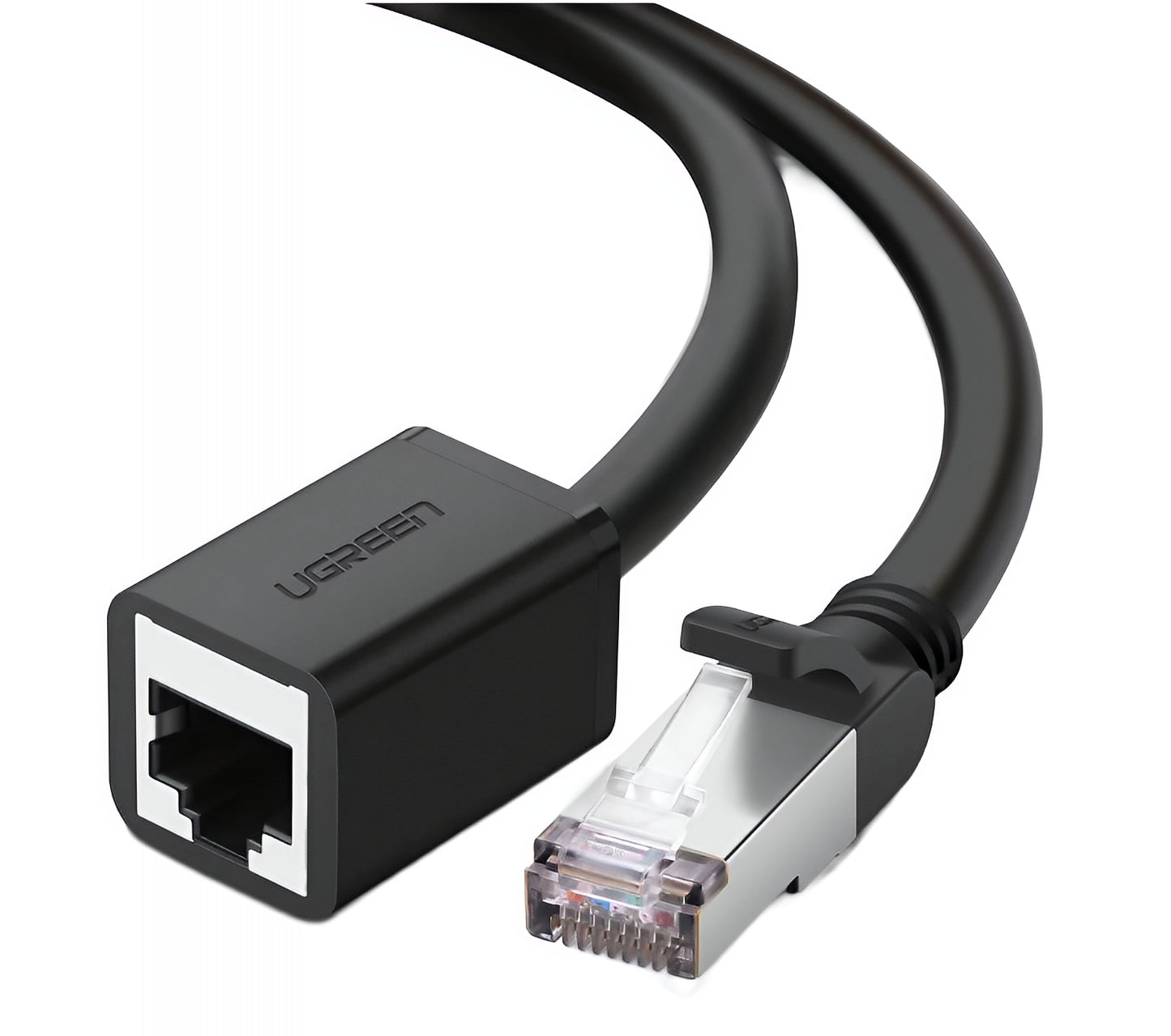 UGREEN NW112 Network Cable Extender, RJ45 - RJ45, 2m, Black