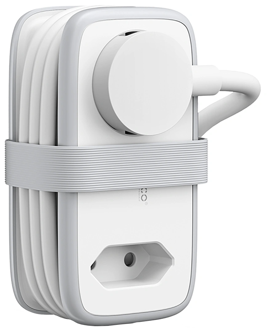 Podaljšek Orico APP, 1 x Schuko - 1 x Vtičnica - 2 x USB-A - 1 x USB-C, Bela Siva
