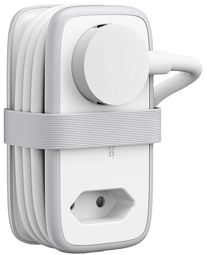Podaljšek Orico APP, 1 x Schuko - 1 x Vtičnica - 2 x USB-A - 1 x USB-C, Bela Siva